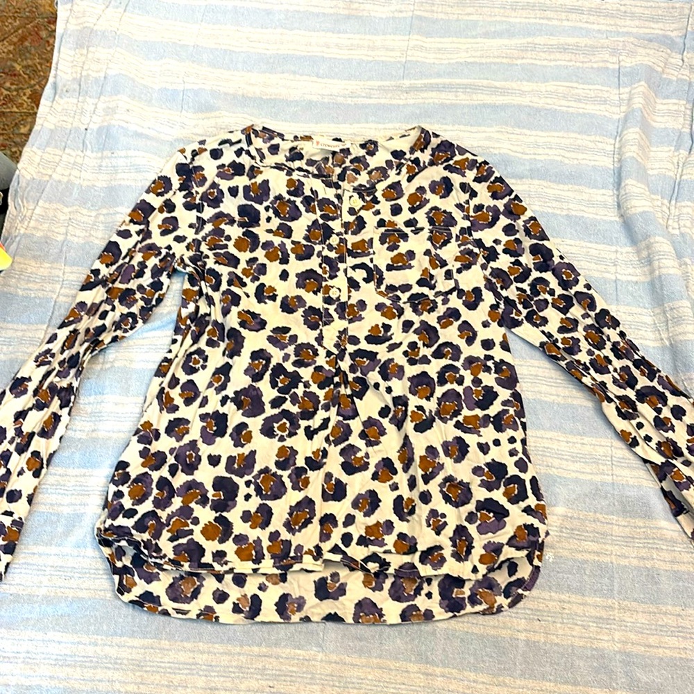 Crewcuts Animal Print Blouse in Size Girls 8